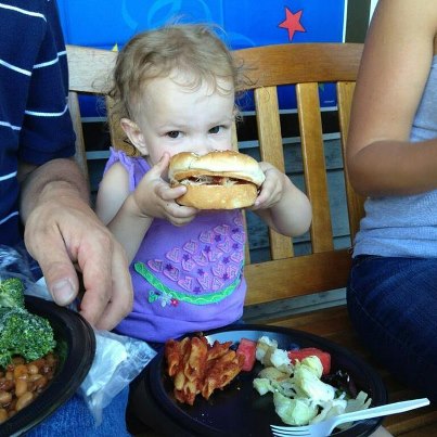 Kids under 12 eat free at Colby's Catering